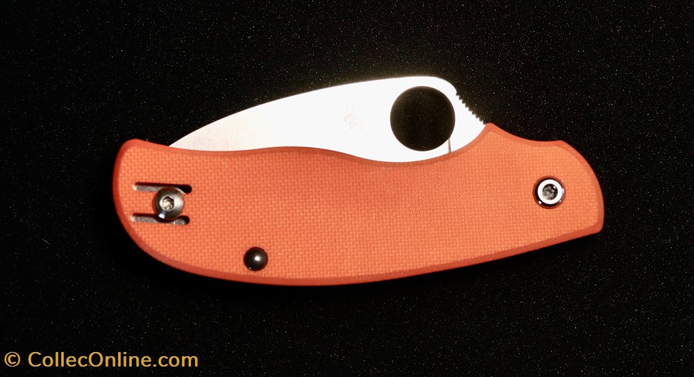 couteaux poches spyderco urban safety orange