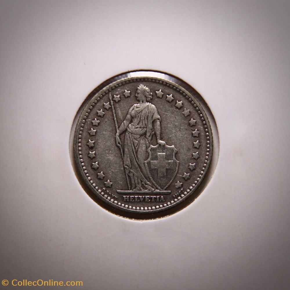 1 Franc 1936 B Helvetia debout monnaies monde suisse 1 franc 1936 b helvetia debout