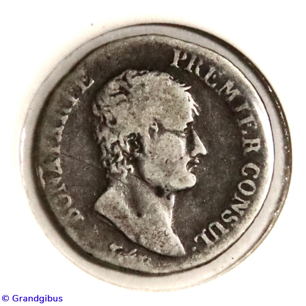 monnaies monde france 1 2 franc republique francaise bonaparte premier consul