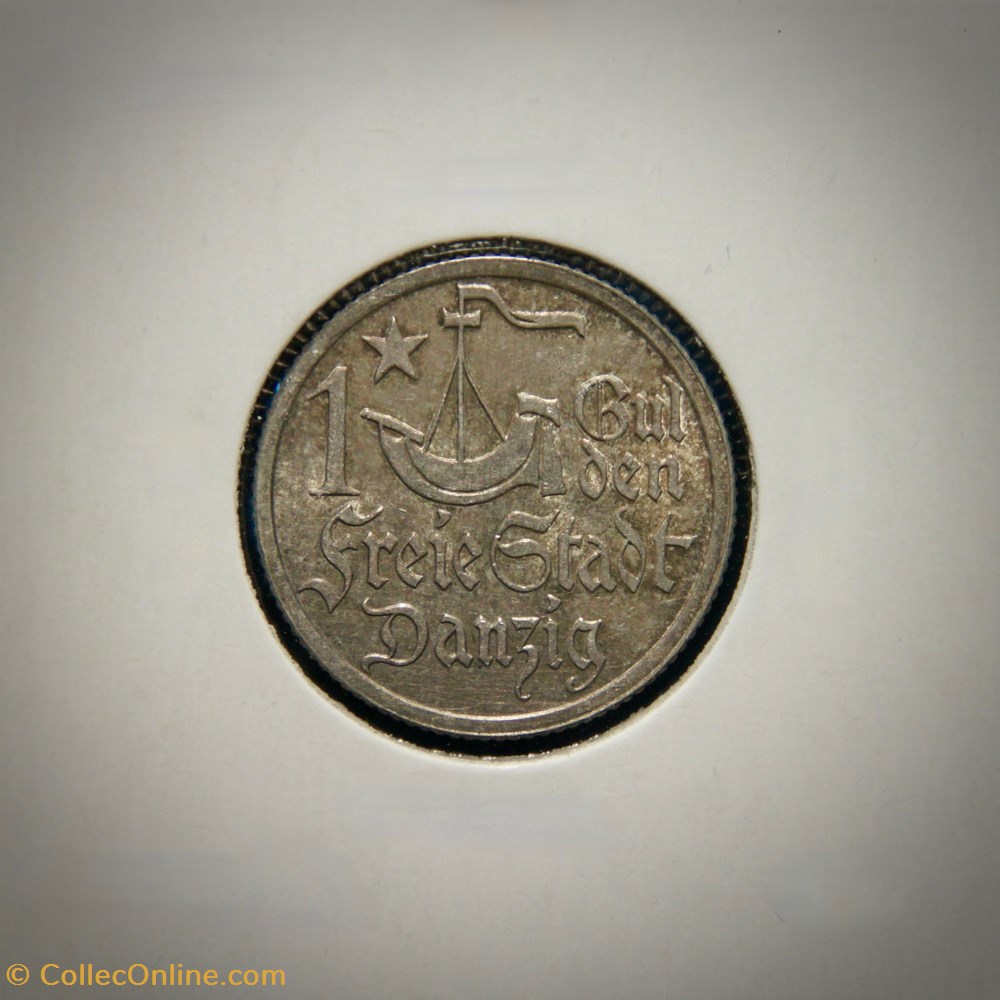 1 Gulden 1923 - Dantzig monnaies monde pologne 1 gulden 1923 dantzig
