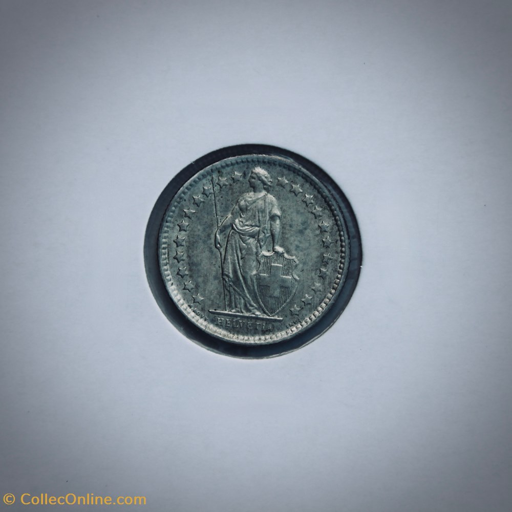 1/2 Franc 1957 B monnaies monde suisse 1 2 franc 1957 b