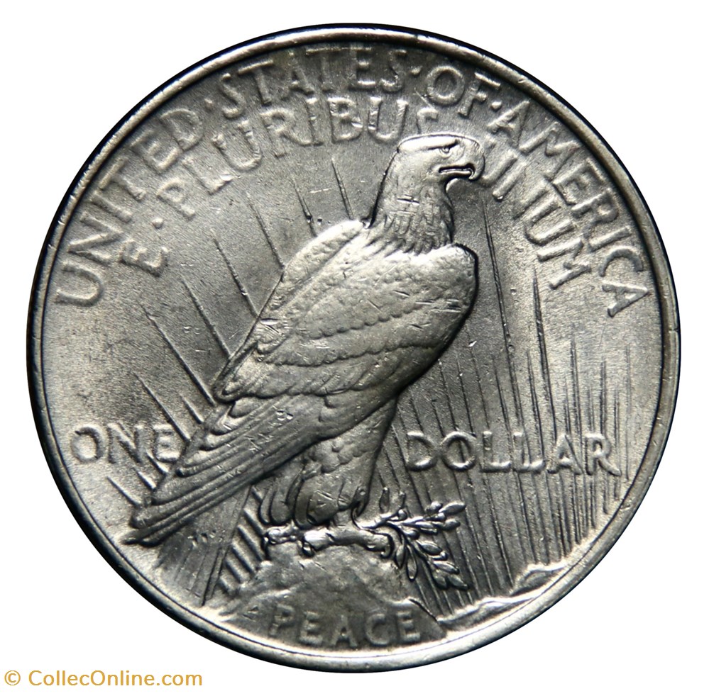 1 Dollar - Peace Dollar, 1922 monnaies monde etats unis 1 dollar peace dollar 1922