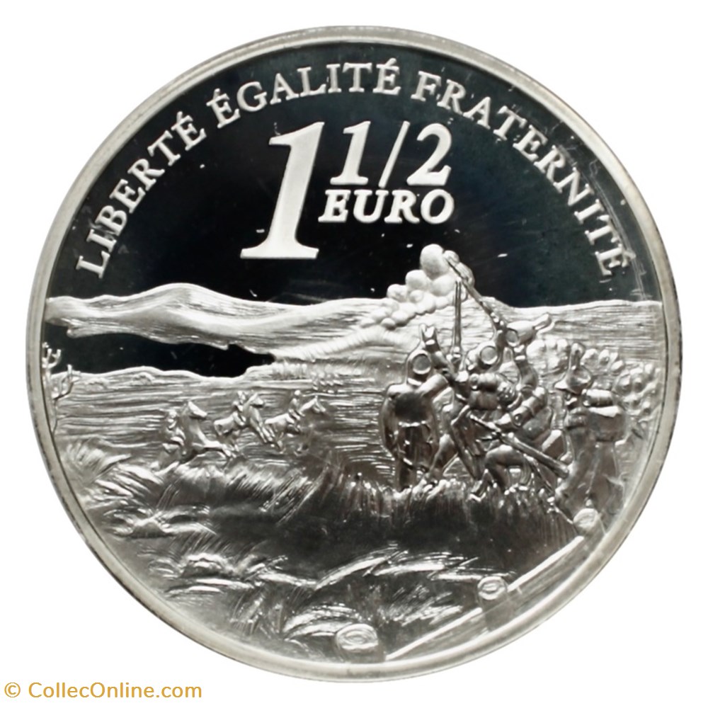 1 € 1/2 Argent 2005 Austerlitz monnaies euros france 1 1 2 argent 2005 austerlitz