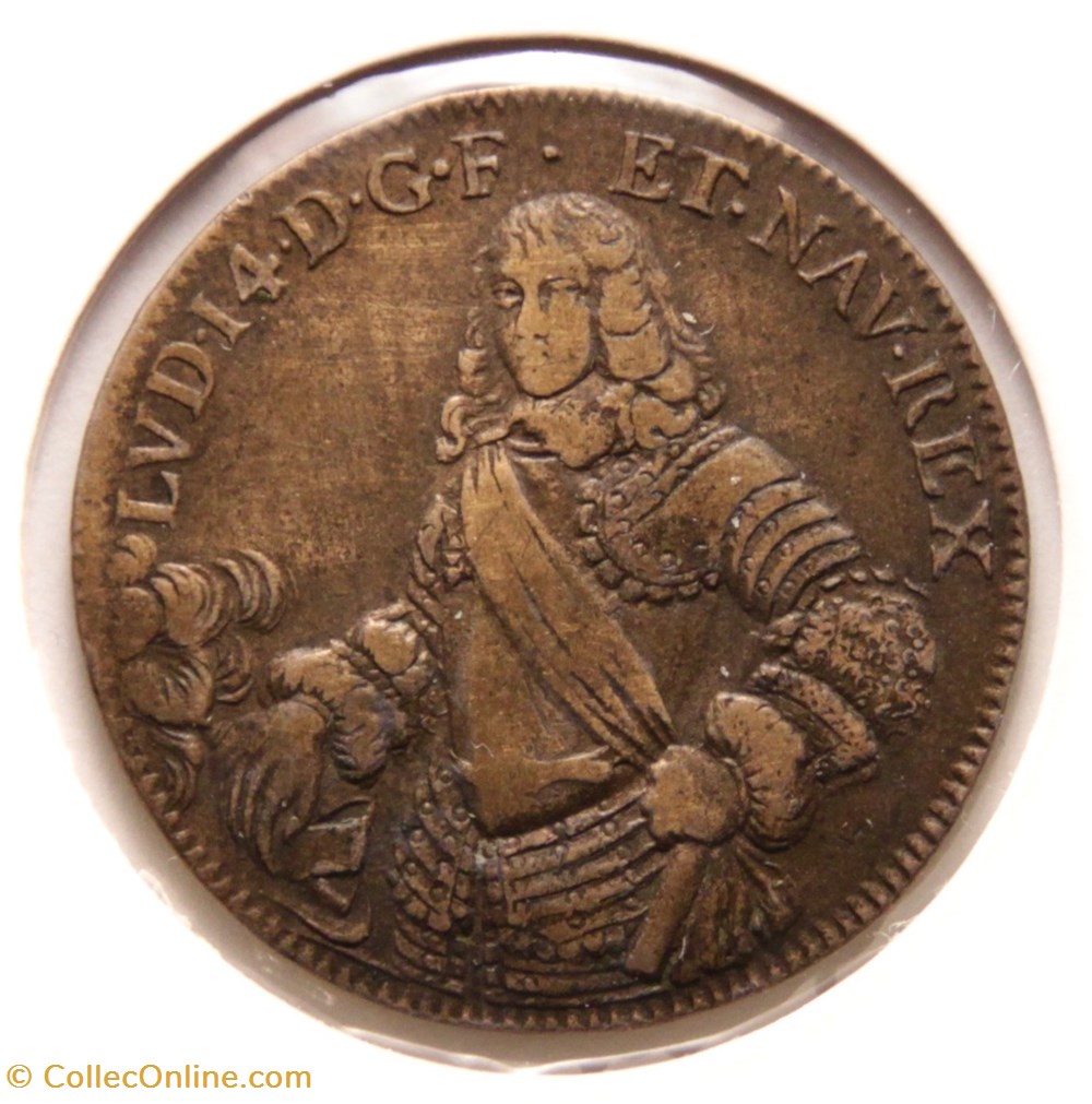monnaies paranumismatique jetons poids louis xiv n d cuivre