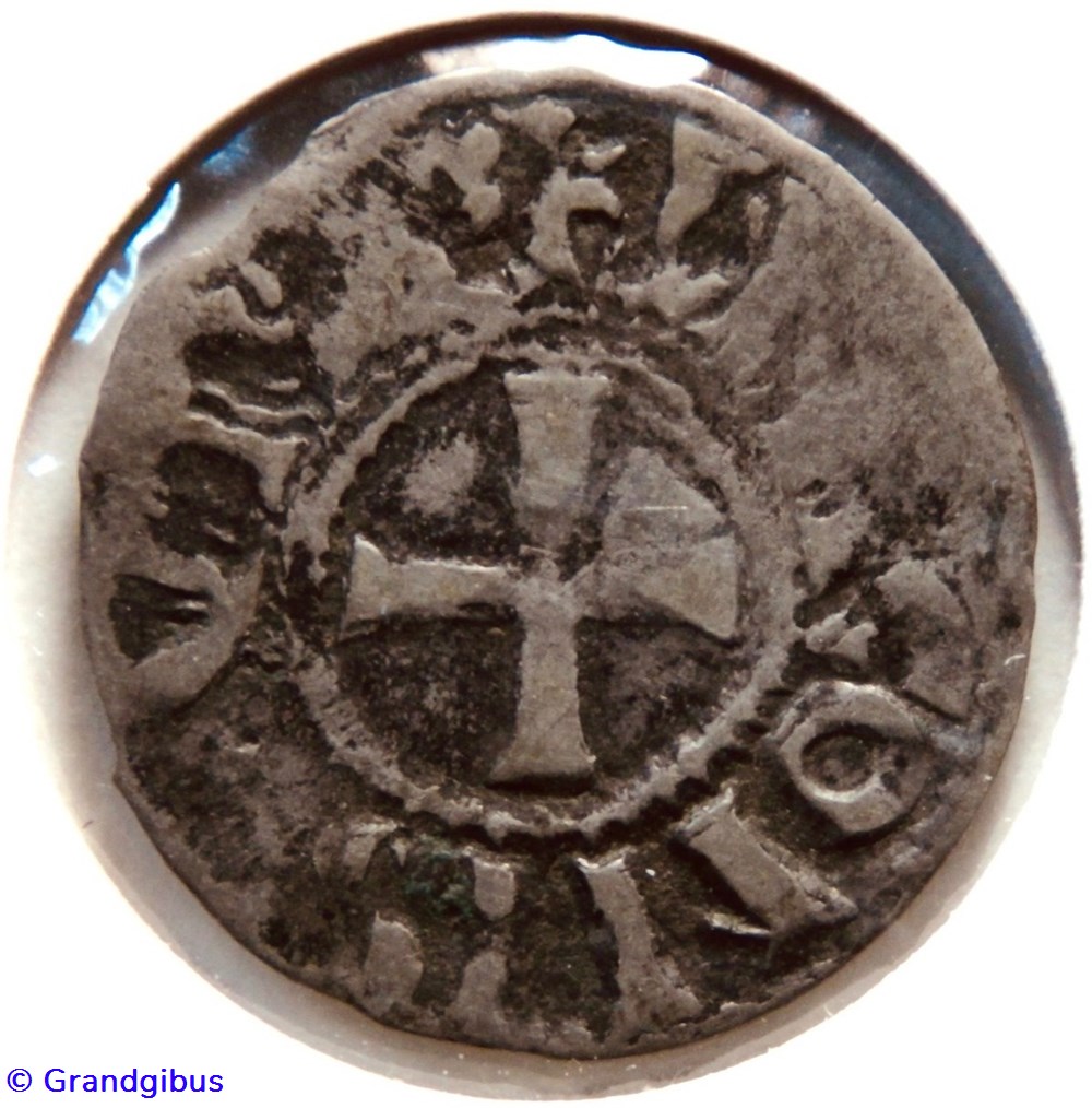 Louis IV "d'Outremer" Denier Langres n.d. monnaies europe medievale france carolingiennes louis iv d outremer denier langres n d