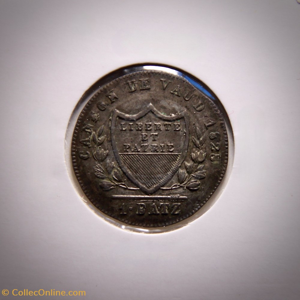 Canton de Vaud - 1 Batz (1828) monnaies monde suisse canton de vaud 1 batz 1828