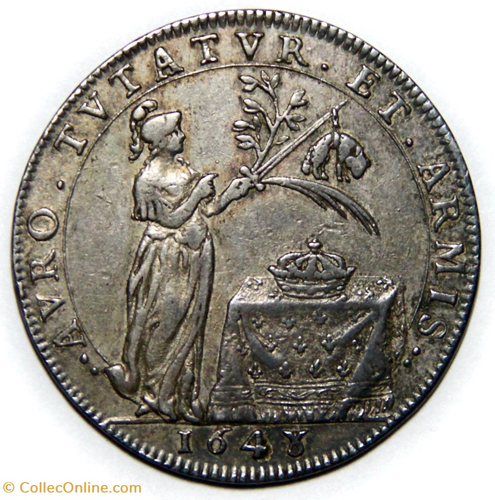 monnaies paranumismatique jetons poids chambre des comptes de dijon 1648 argent
