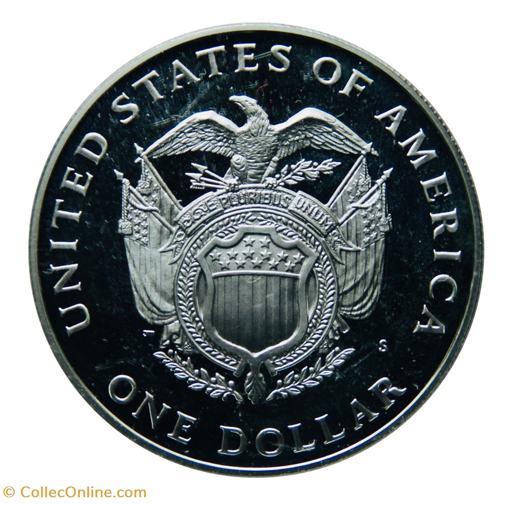1 Dollar - Capitol, 1994 S (Proof Strike) monnaies monde etats unis 1 dollar capitol 1994 s proof strike