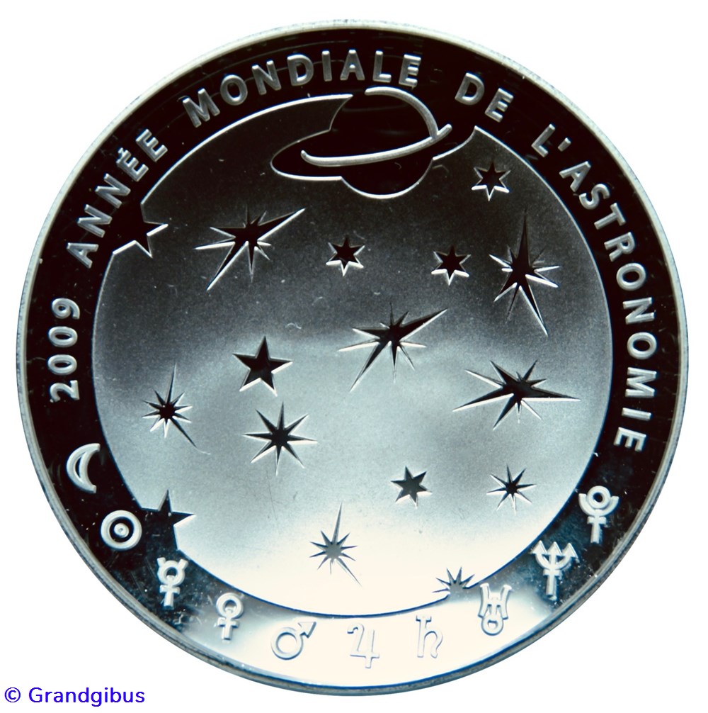 10 € Argent 2009 Astronomie monnaies euros france 10 argent 2009 astronomie