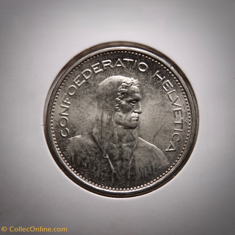 5 Francs 1965 B Berger (p.m) monnaies monde suisse 5 francs 1965 b berger p m
