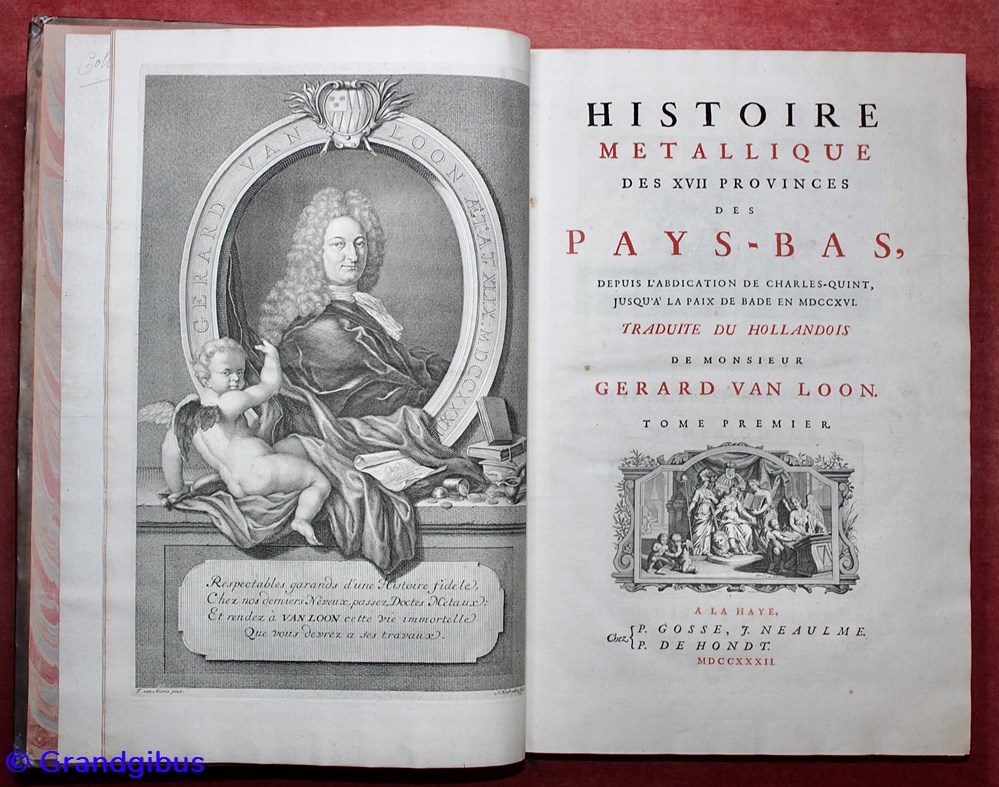 monnaies livres ouvrages van loon tome premier histoire metallique des xvii provinces 1732 francais