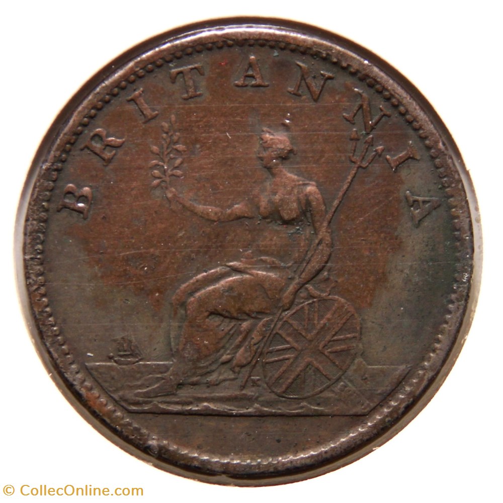 monnaies europe medievale royaume d angleterre george iii half penny 1807