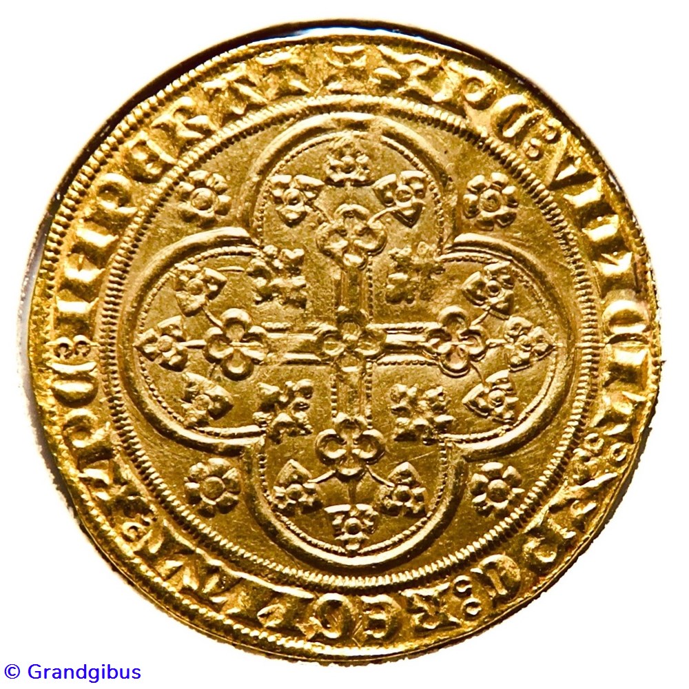 Louis de Male - Ecu d'or au lion monnaies europe medievale pays bas bourguignons louis de male ecu or au lion