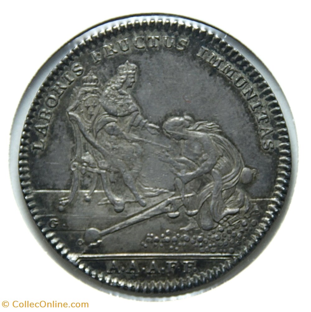 Louis XIV - Monnaie de Lille, n.d. monnaies paranumismatique jetons poids louis xiv monnaie de lille n d