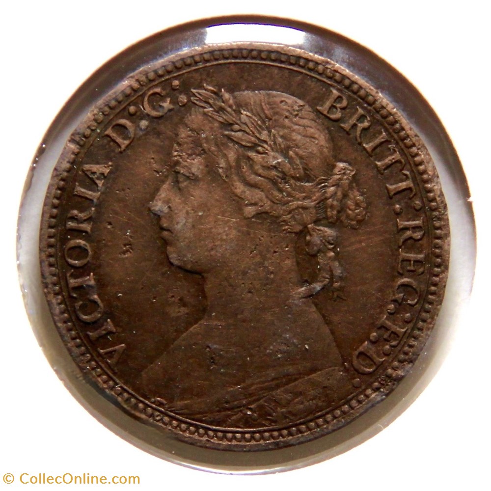 Victoria - 1 Farthing 1879. monnaies monde royaume uni victoria 1 farthing 1879