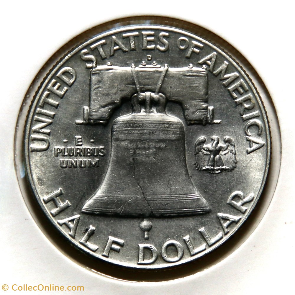 ½ Dollar - Benjamin Franklin, 1963 monnaies monde etats unis dollar benjamin franklin 1963
