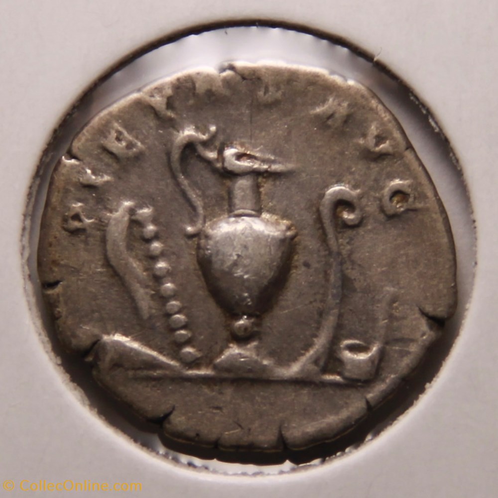 Denier - Marc Aurèle (142) monnaies antiques romaines imperiales et republicaines denier marc aurele 142