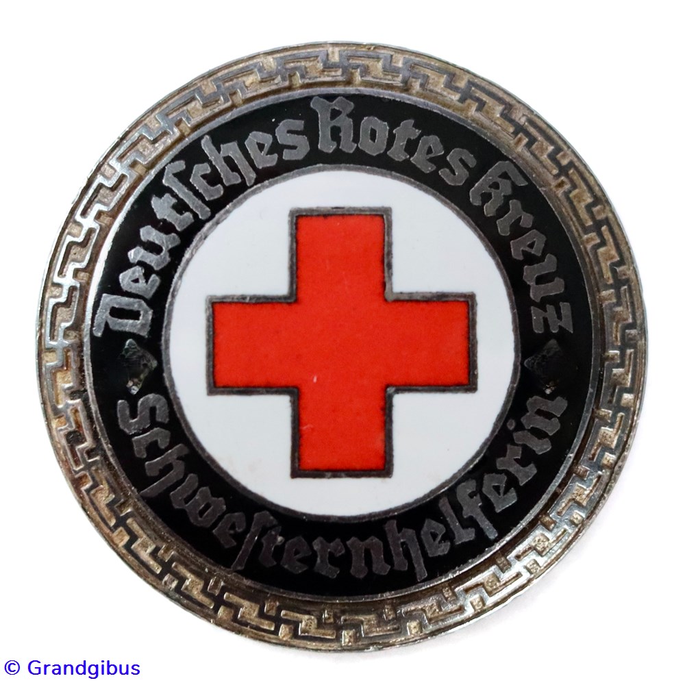 militaria medailles insignes insigne de la deutsches rotes kreuz schwesterhelferin
