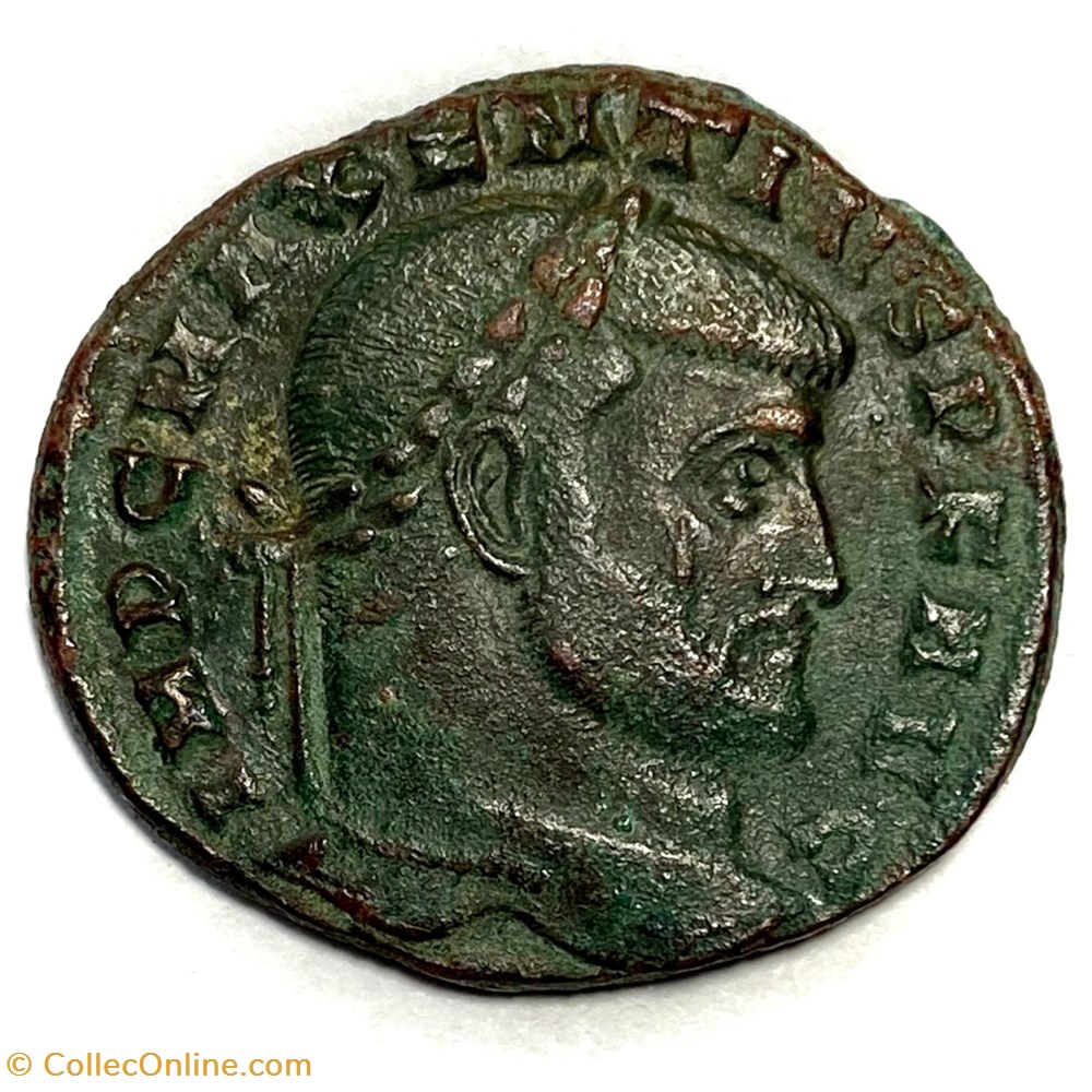 monnaies antiques romaines imperiales et republicaines follis maxence 308