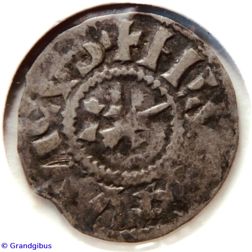 Louis IV "d'Outremer" Denier Langres n.d. monnaies europe medievale france carolingiennes louis iv d outremer denier langres n d