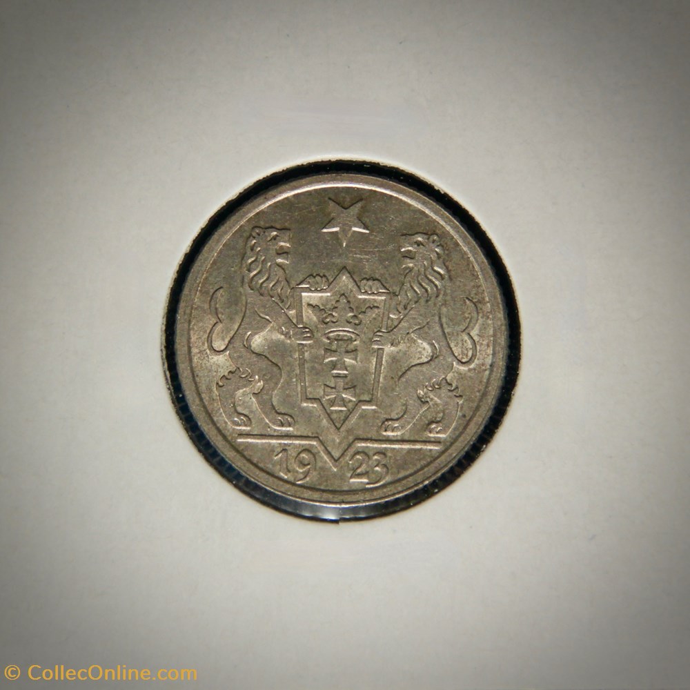 1 Gulden 1923 - Dantzig monnaies monde pologne 1 gulden 1923 dantzig