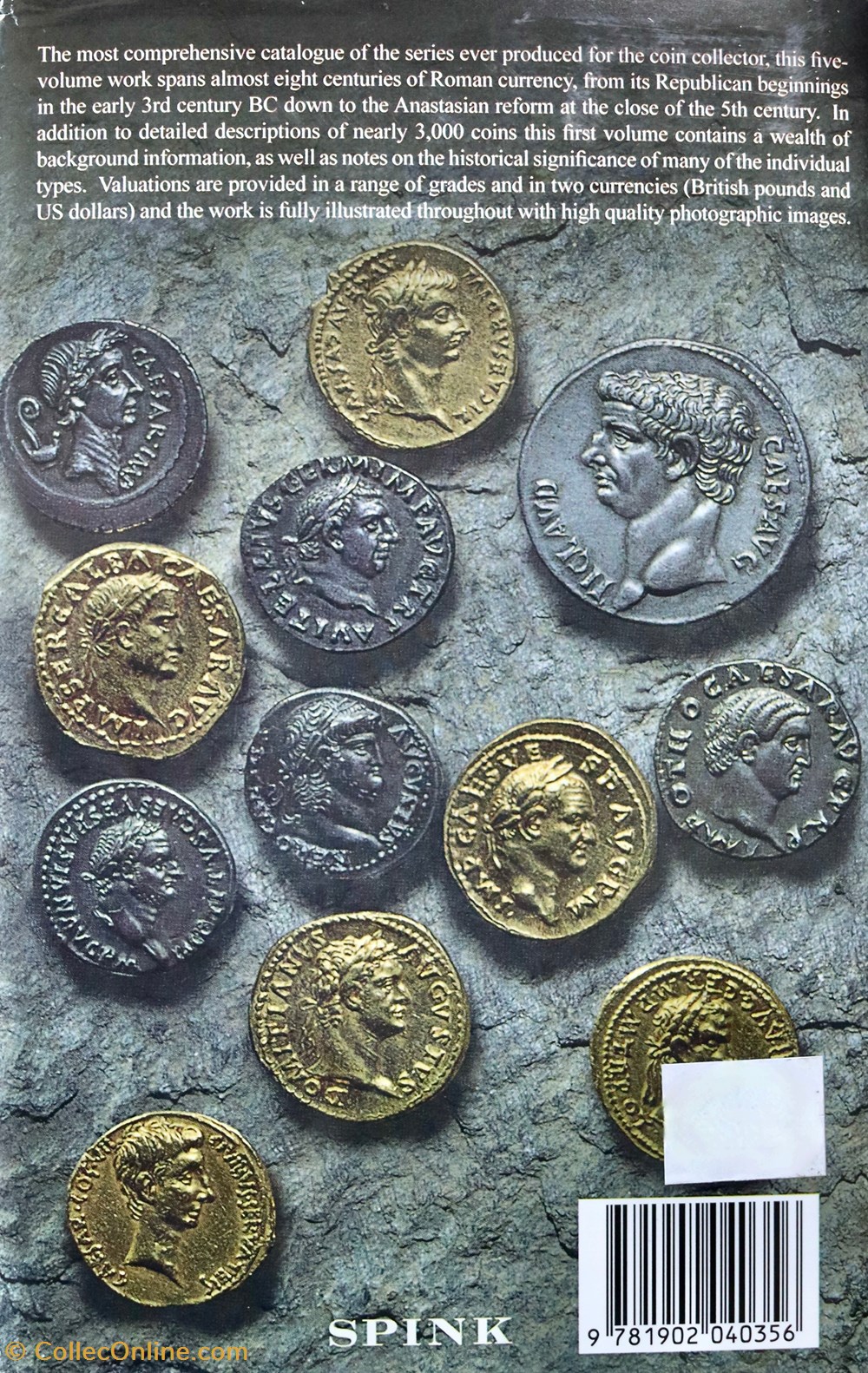 ROMAN COINS & their Values. monnaies livres ouvrages identifications roman coins their values