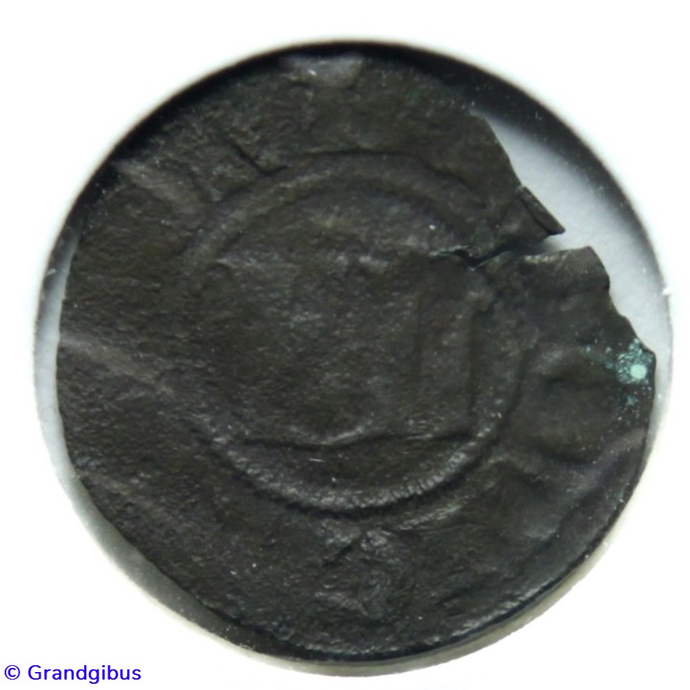 Louis de Male - Double mite n.d. monnaies europe medievale pays bas bourguignons louis de male double mite n d