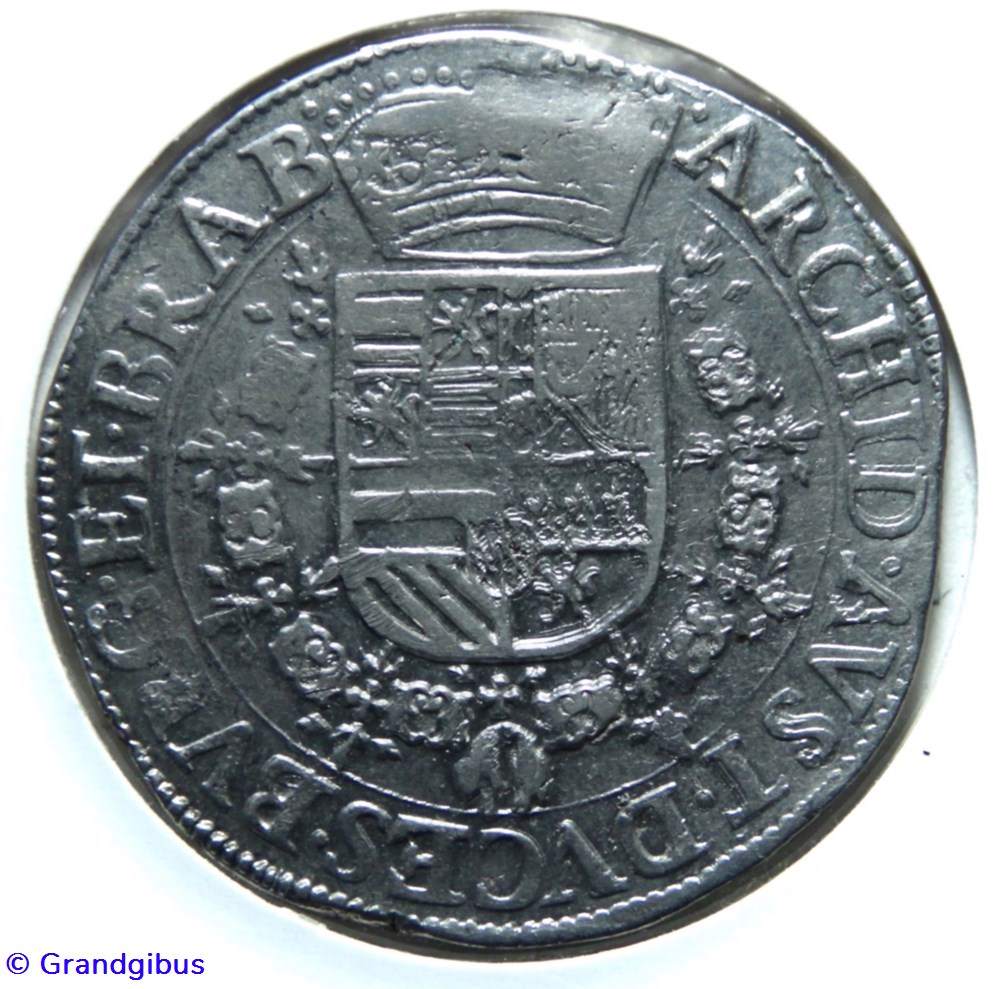Albert & Isabelle - Patagon, n.d. Anvers monnaies europe medievale pays bas espagnols albert isabelle patagon n d anvers