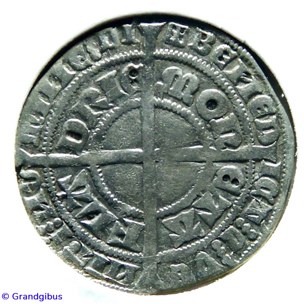 Louis de Male - Lion d'argent, Gand (n.d.) monnaies europe medievale pays bas bourguignons louis de male lion argent gand n d