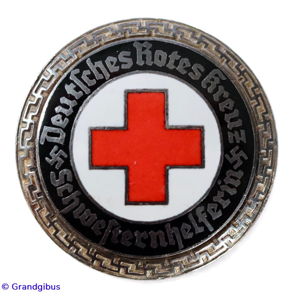 militaria medailles insignes insigne de la deutsches rotes kreuz schwesterhelferin