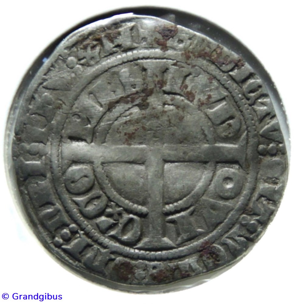 Louis de Male - Gros compagnon au lion monnaies europe medievale pays bas bourguignons louis de male gros compagnon au lion