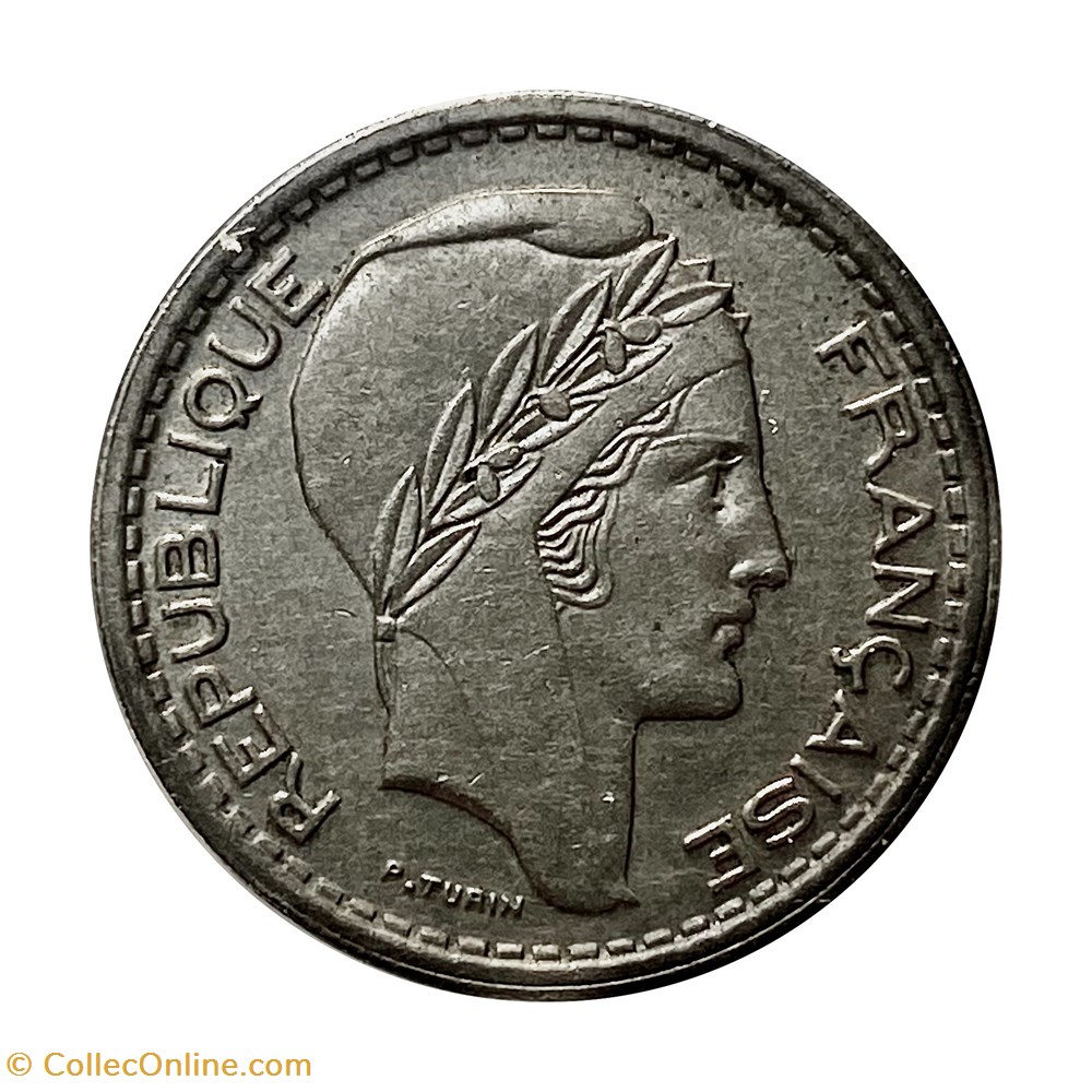monnaies monde france 10 francs turin petite tete 1949