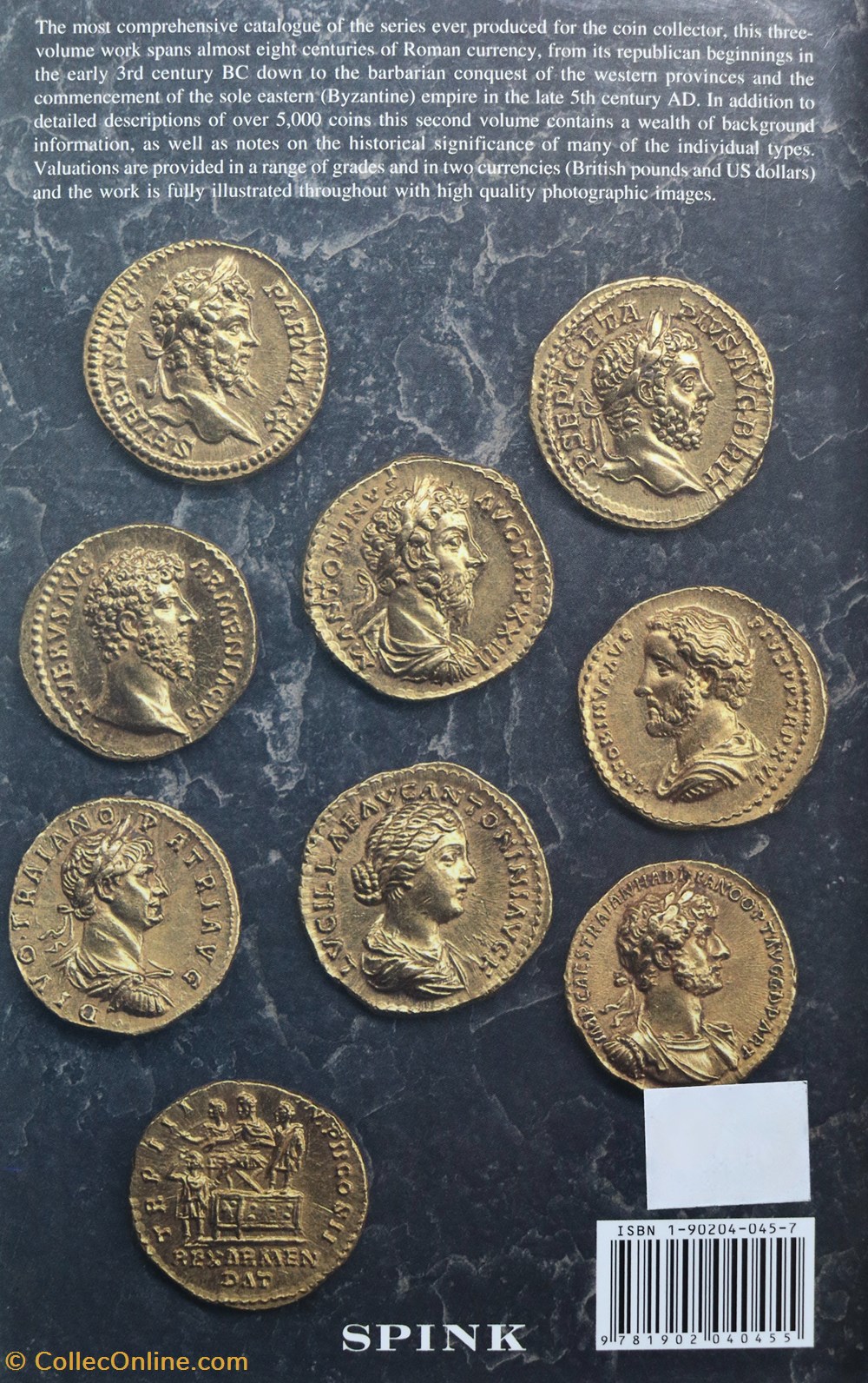 ROMAN COINS & their Values II. monnaies livres ouvrages identifications roman coins their values ii