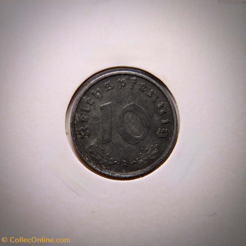10 Reichspfennig 1941 A monnaies monde allemagne 10 reichspfennig 1941 a