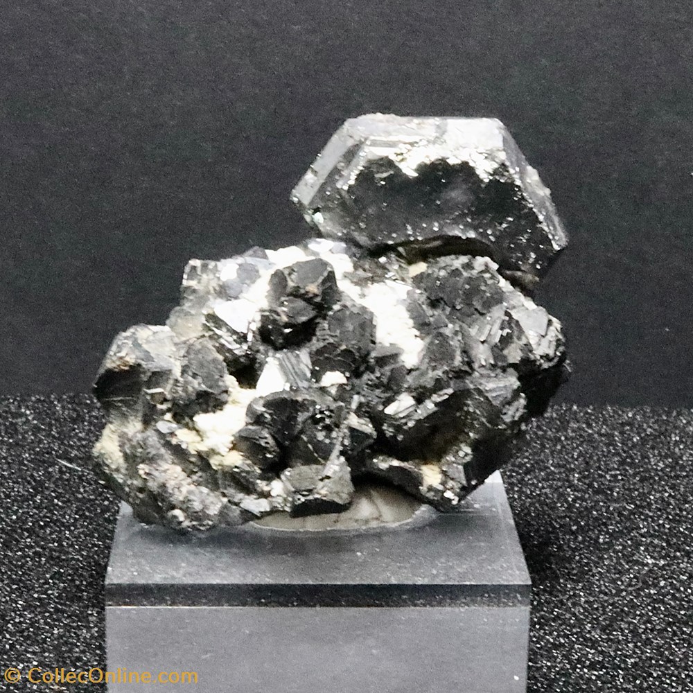 Galène lenticulaire - Sphalérite (Dalnegorsk, Russie) mineraux meteorites galene lenticulaire sphalerite dalnegorsk russie