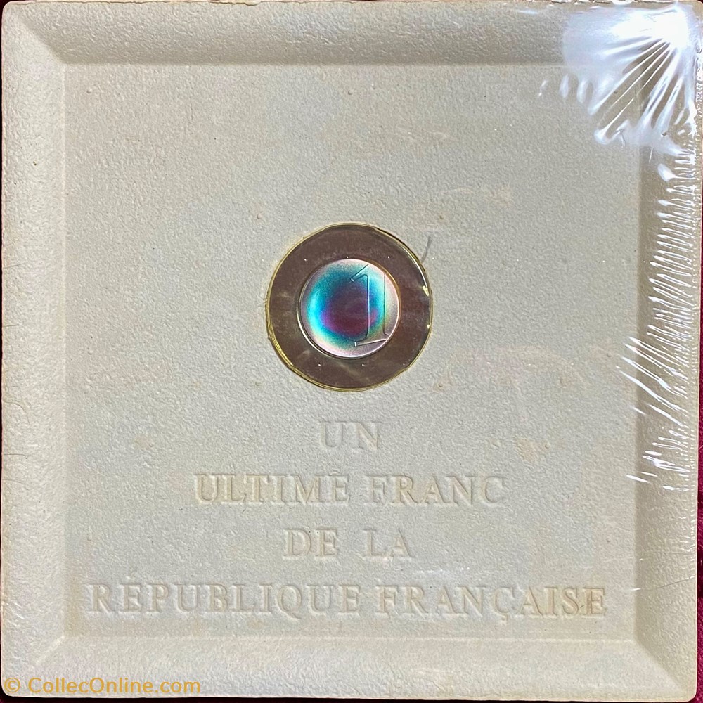 1 Ultime Franc Argent par Philippe Starck 4 monnaies monde france 1 ultime franc argent par philippe starck