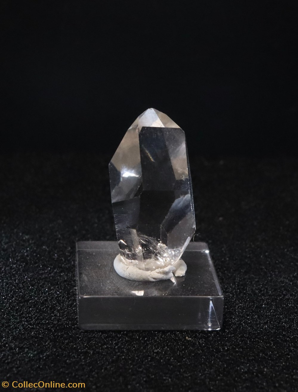 Quartz biterminé (Oignies, Pas de Calais) 2 mineraux meteorites quartz bitermine oignies pas de calais
