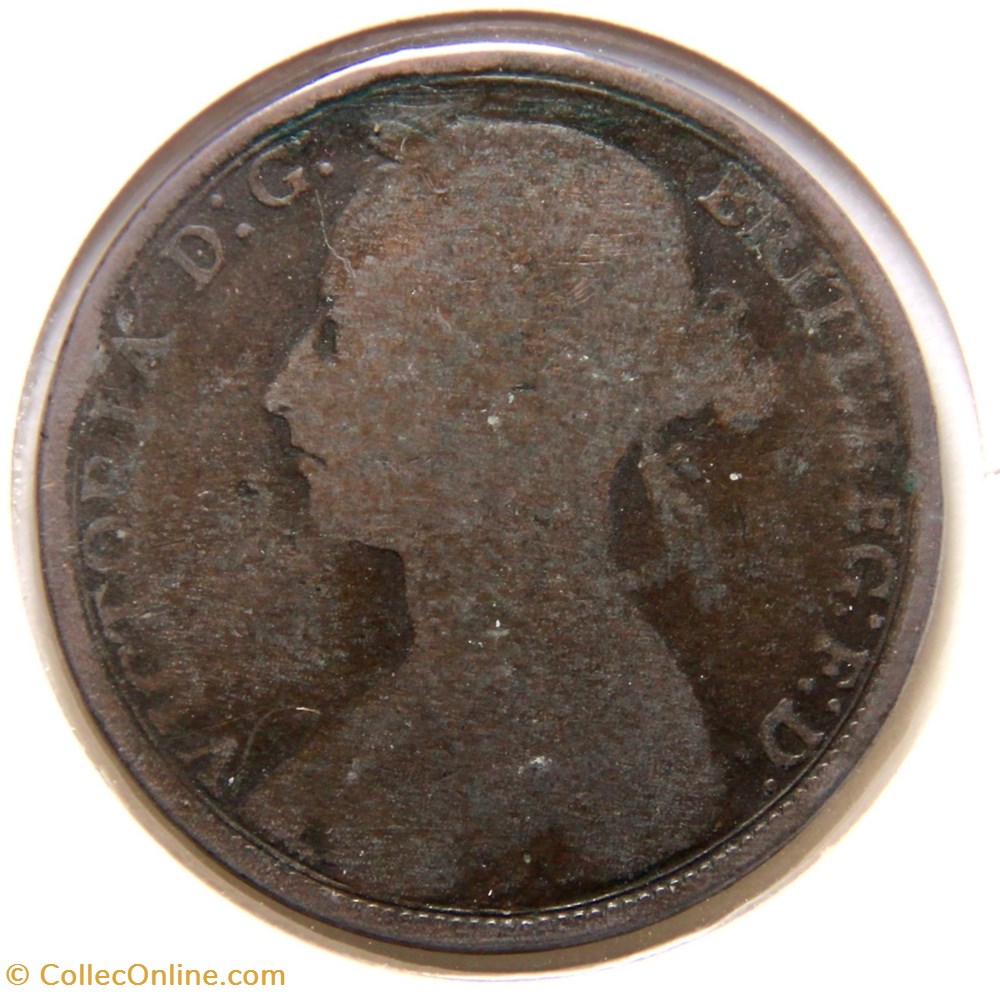 monnaies monde royaume uni victoria 1 penny 1890