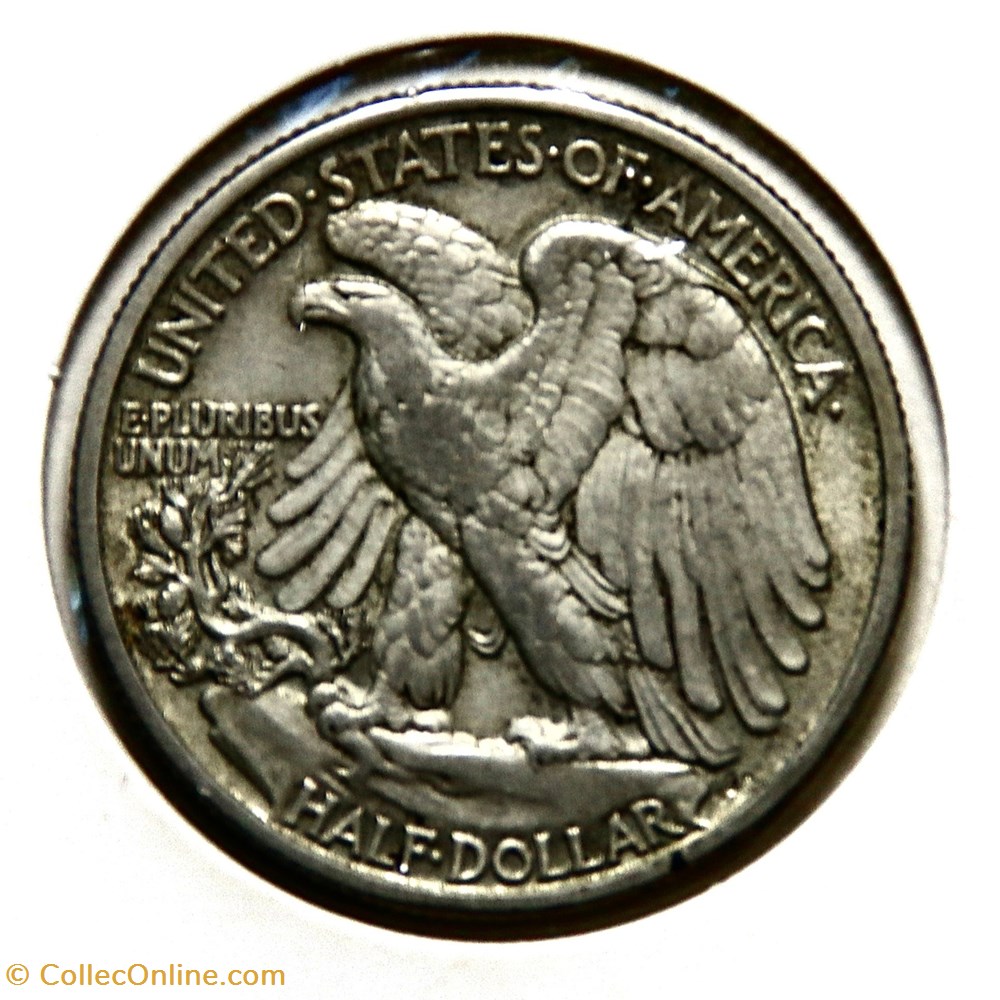 monnaies monde etats unis dollar walking liberty 1942