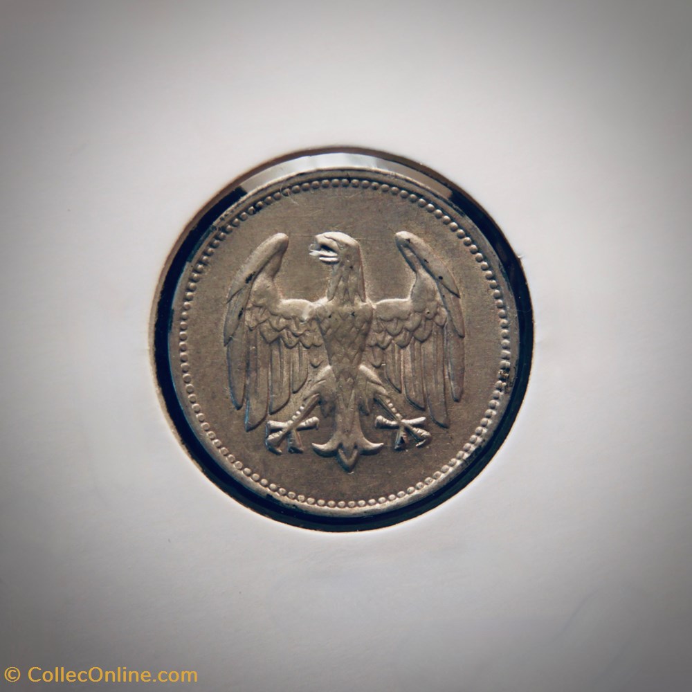 1 Mark 1924 F monnaies monde allemagne 1 mark 1924 f