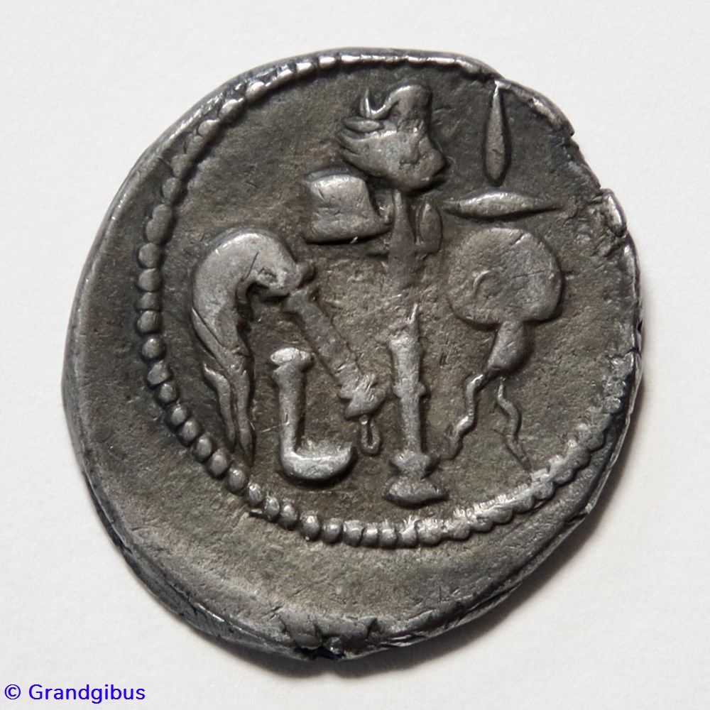 monnaies antiques romaines imperiales et republicaines jules cesar 47 av jc denier
