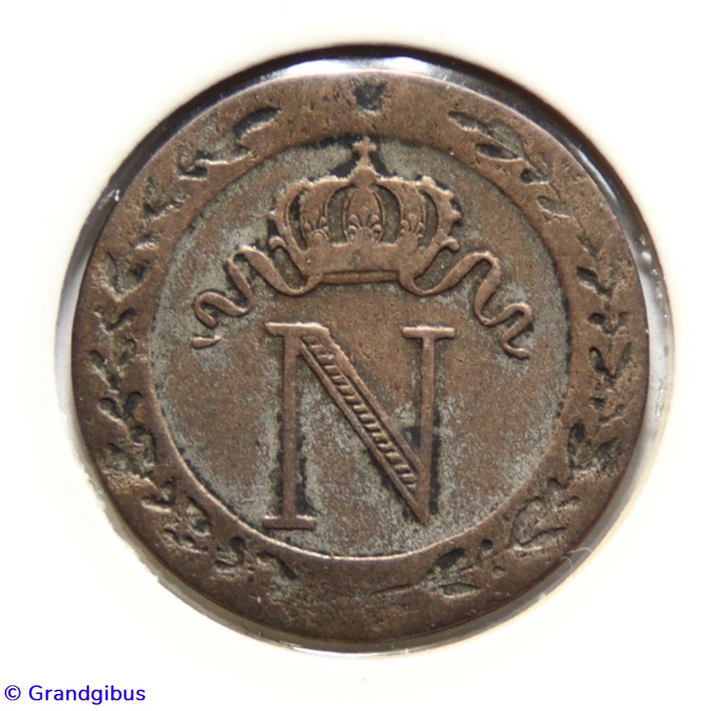 10 cent. à l'N couronnée 1809 𝐈 monnaies monde france 10 cent a n couronnee 1809