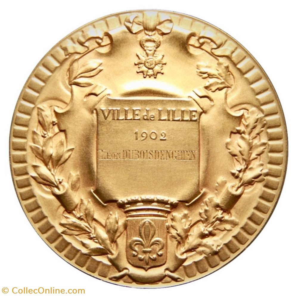medailles france iiieme republique exposition internationale de lille 1902