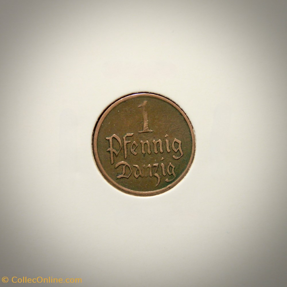 1 Pfennig 1926 - Dantzig monnaies monde pologne 1 pfennig 1926 dantzig