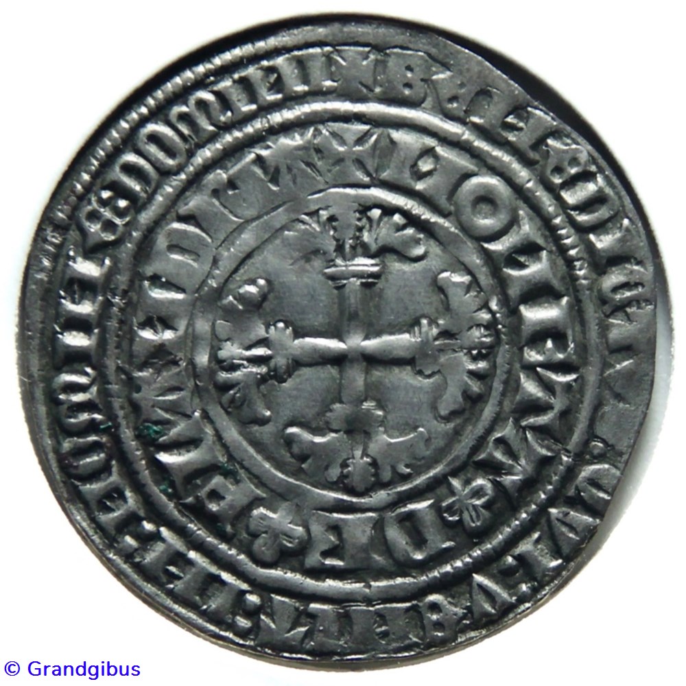 Louis de Male - Double gros ou Botdraeger, Gand ou Malines monnaies europe medievale pays bas bourguignons louis de male double gros ou botdraeger gand ou malines