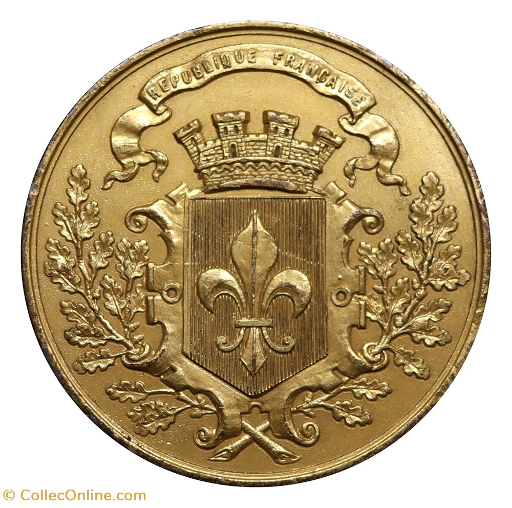 Médaille (1870) - Général Faidherbe, commandant en chef de l’armée du Nord monnaies paranumismatique jetons poids medaille 1870 general faidherbe commandant en chef de l armee du nord