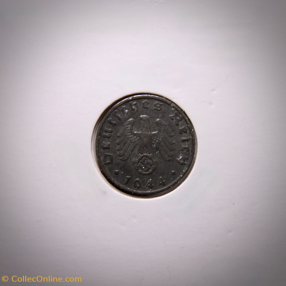 1 Reichspfennig 1944 B monnaies monde allemagne 1 reichspfennig 1944 b