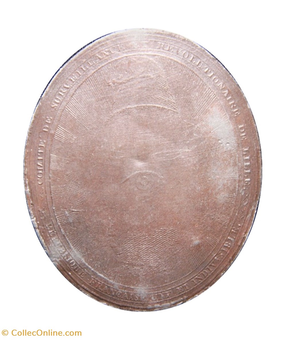 medailles france medaille du comite de surveillance et revolutionnaire de lille 1848