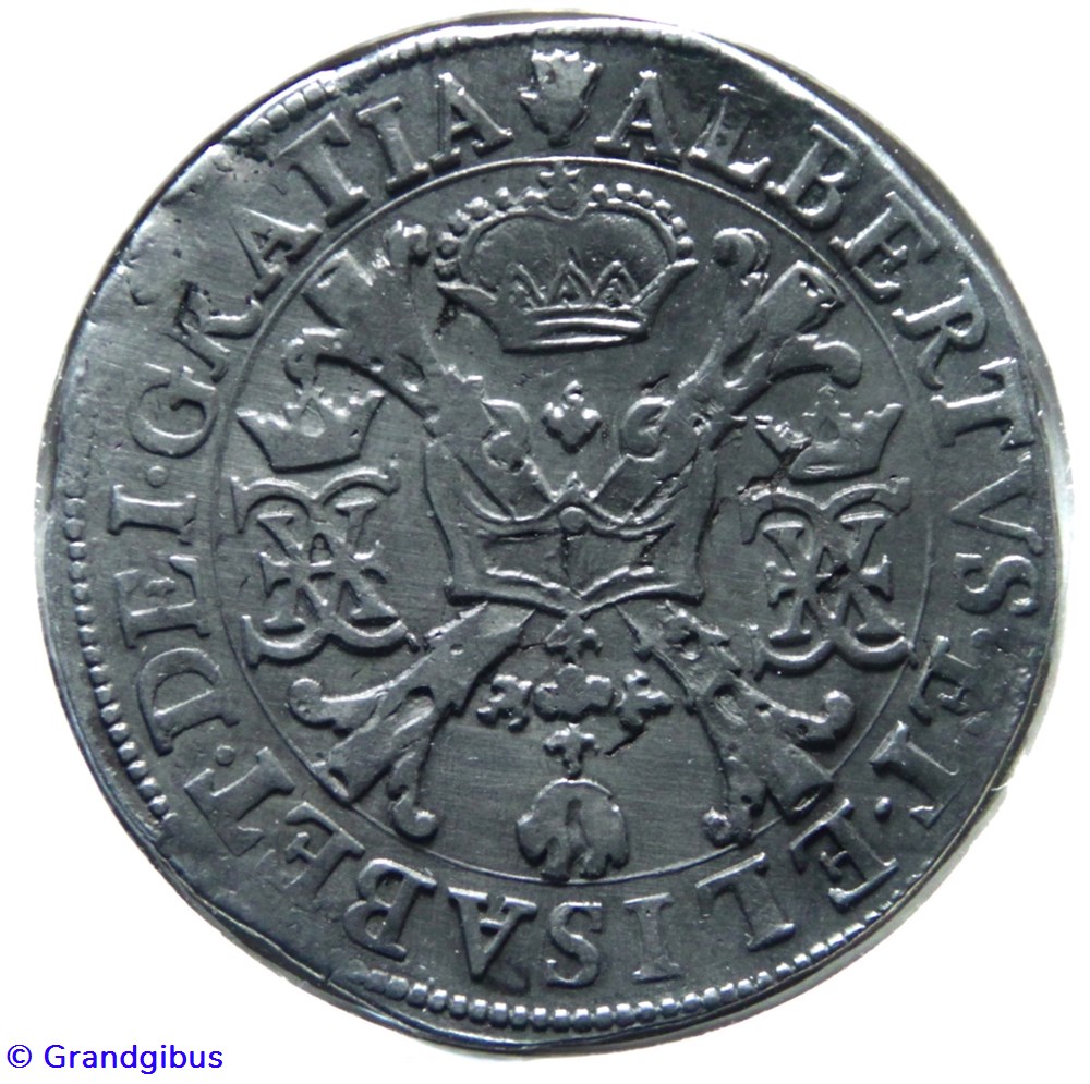 Albert & Isabelle - Patagon, 1616 Anvers monnaies europe medievale pays bas espagnols albert isabelle patagon 1616 anvers