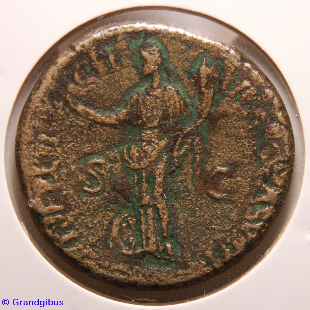 Sesterce - Hadrien (133) monnaies antiques romaines imperiales et republicaines sesterce hadrien 133